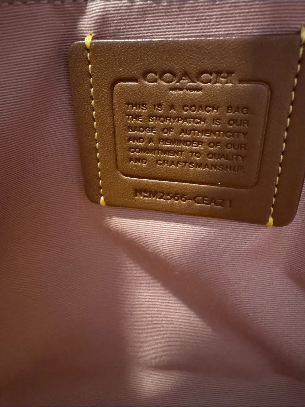 Coach Powder Pink Station Tote Bag In Signature Canvas - New with tags